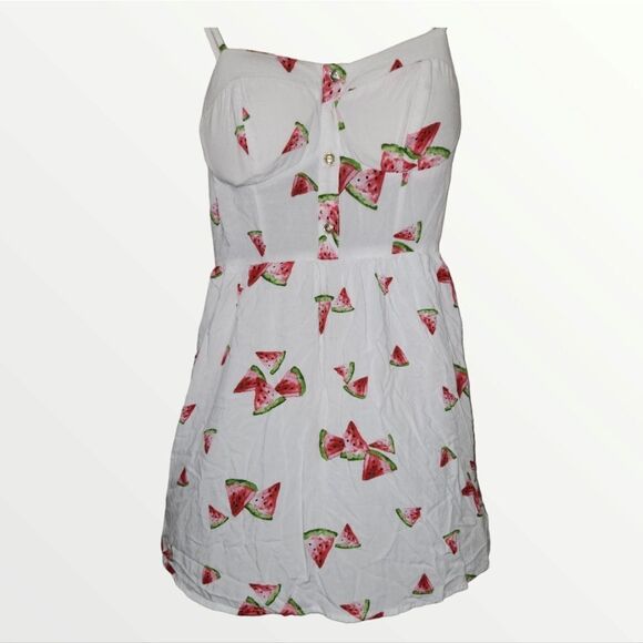 Junior’s white sundress with watermelon print Small Sundress - Picture 4 of 7